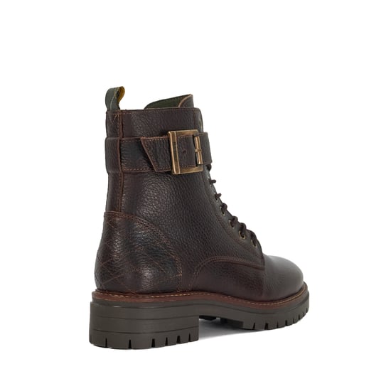 Barbour Ladies Ladies Barbour Heidi L - Lace-Up Leather Commando Boots - Image 4