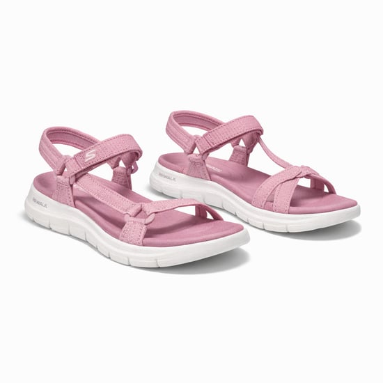 Skechers Go Walk Flex Sandal - Sublime Womens Ankle Strap Sandals Mauve/pink - Image 2