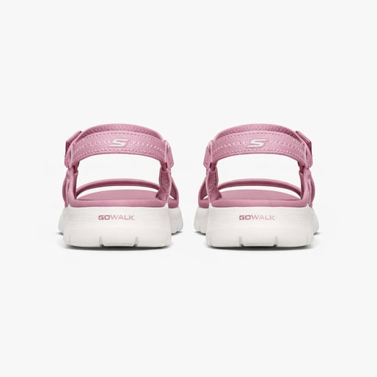 Skechers Go Walk Flex Sandal - Sublime Womens Ankle Strap Sandals Mauve/pink - Image 3