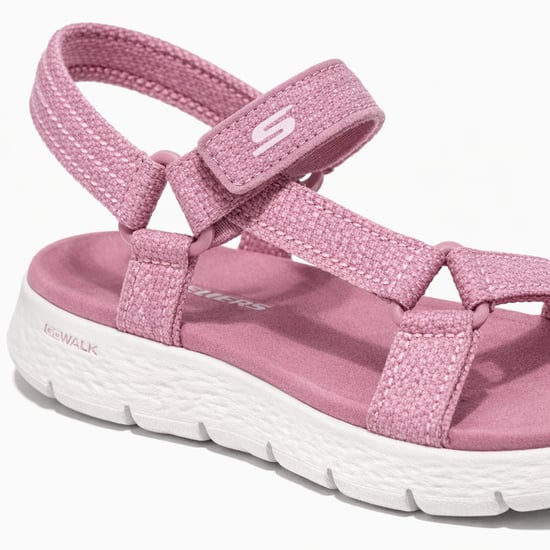 Skechers Go Walk Flex Sandal - Sublime Womens Ankle Strap Sandals Mauve/pink - Image 4