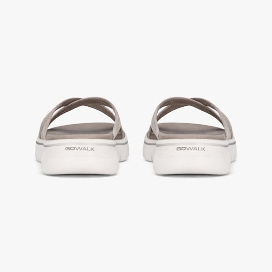 Skechers Go Walk Flex Sandal-ssselena Womens Mules Sandals Taupe - Image 3