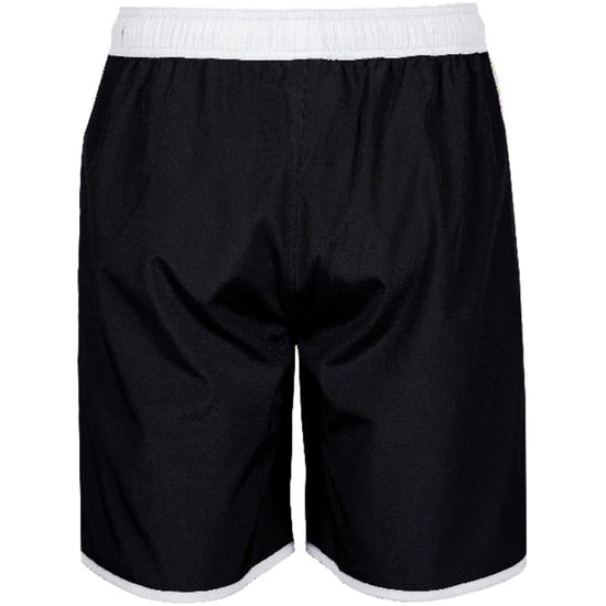 Men's Arena Unisex Bermuda Team Stripe in Black White - Image 3