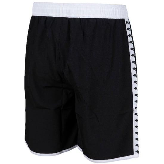 Men's Arena Unisex Bermuda Team Stripe in Black White - Image 4