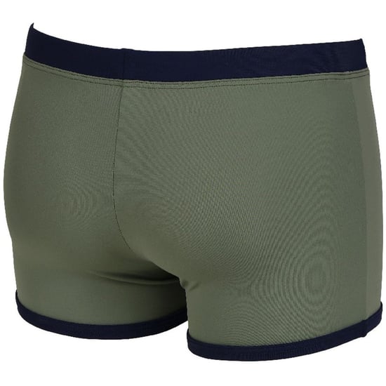 Men's Arena Swim Shorts Fundamentals Borders in Army Navy - Image 4