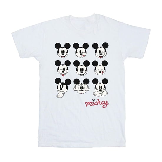 Disney Heren Mickey Mouse Veel gezichten T-Shirt (Wit) - Image 1