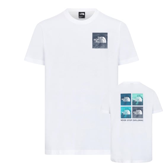 The North Face Men’s Mountain Photo Box T-Shirt TNF White - Image 1