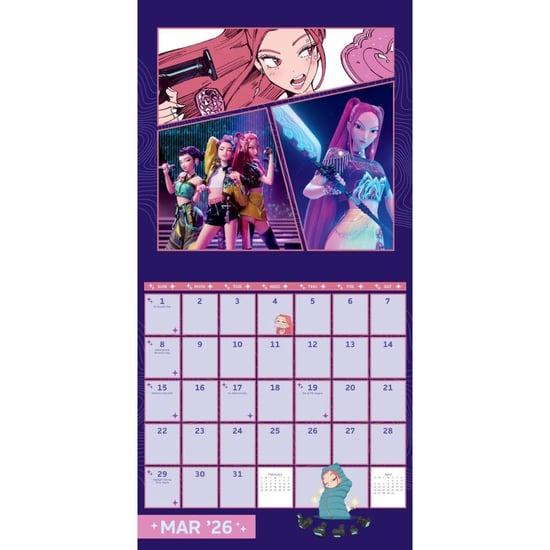 K-Pop Demon Hunters Vierkante Muurkalender 2026 (Veelkleurig) - Image 3