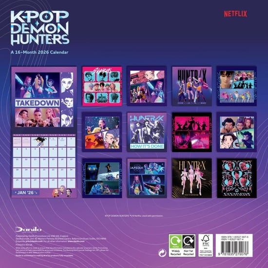 K-Pop Demon Hunters Vierkante Muurkalender 2026 (Veelkleurig) - Image 4