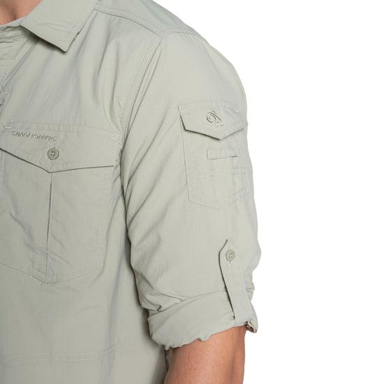 Craghoppers Heren Adventure III Nosilife shirt met lange mouwen (Bayleaf) - Image 3