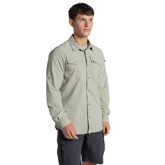 Craghoppers Heren Adventure III Nosilife shirt met lange mouwen (Bayleaf) - Image 4