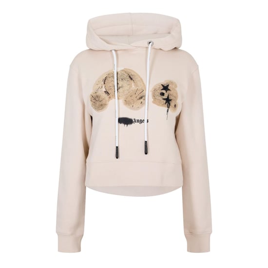 Women's Palm Angels Palm Pa Bear Hoody in Gray Brown - Image 2
