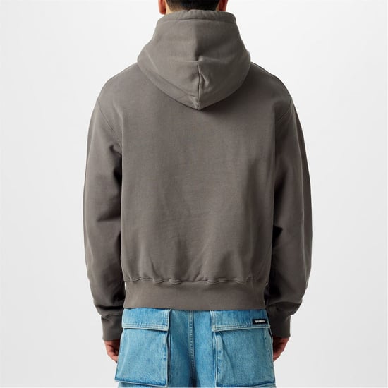 Men's Heron Preston Misprinted Hoodie in Grey/Navy - Image 3