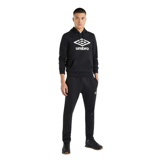 Umbro Herenlogo Hoodie (Zwart) - Image 3