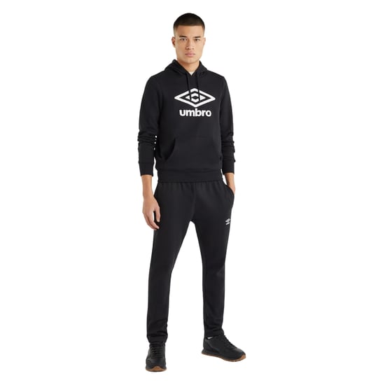 Umbro Herenlogo Hoodie (Zwart) - Image 4