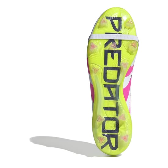 Men's adidas Predator Elite Fold Over Tongue Firm Ground Football Boots in White/Pink - Image 6