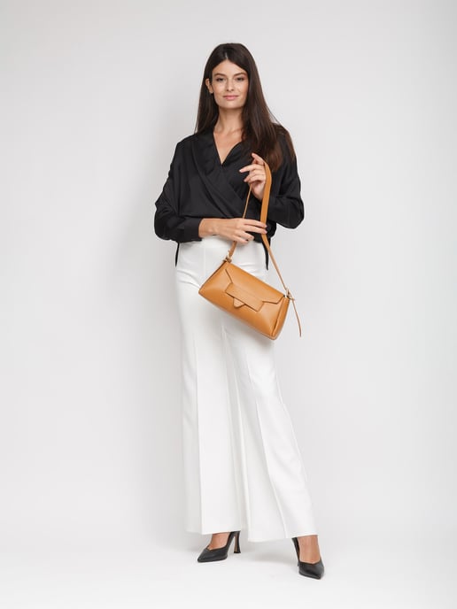 Giulia Monti Shoulder Bag Light Brown - Image 5