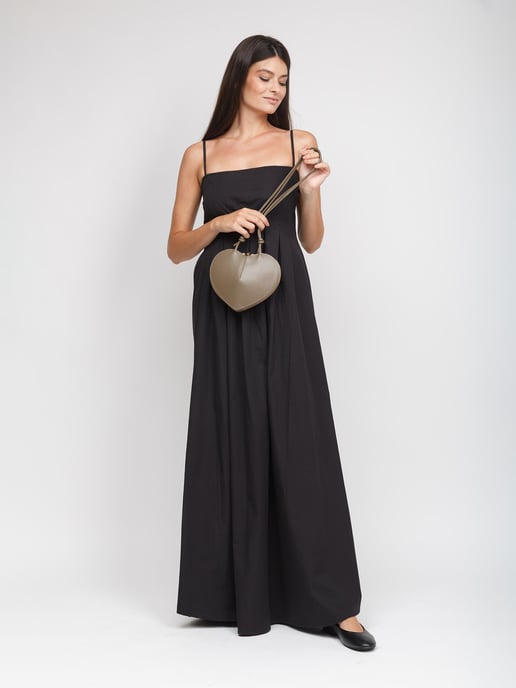 Giulia Monti Axelremsväska Mörk Taupe - Image 5