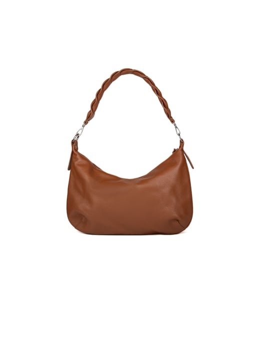 Giulia Monti Shoulder Bag Saddle Brown - Image 1