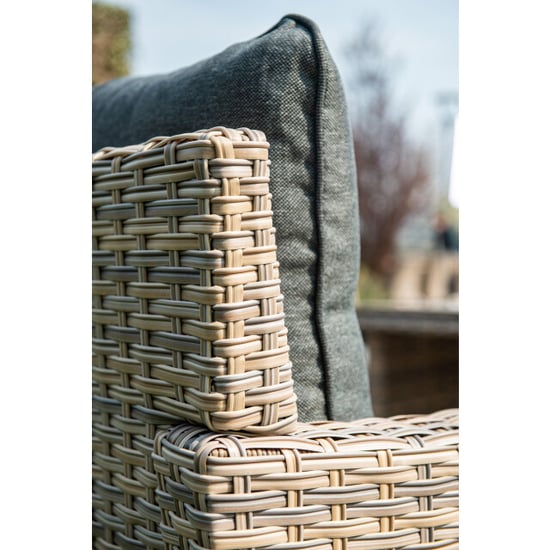 Garden Impressions Seagull lounge-diningset 5-dlg. links vintage willow- zwart - Image 2