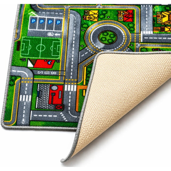 Muratap Speelkleed stad – groot kinderkleed met anti-slip onderkant- 140x200cm - Image 3