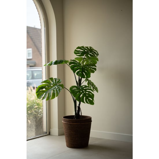 Indore Home Monstera kunstplant van 130 cm voor een frisse en tropische interieurstijl - Image 4