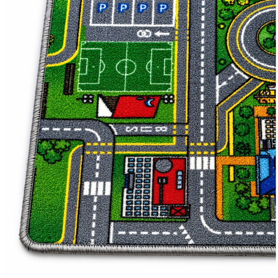 Muratap Speelkleed stad – groot kinderkleed met anti-slip onderkant- 140x200cm - Image 4