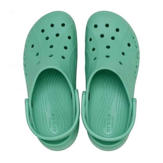 Women's Crocs Baya Platform Closed Toe Clogs in Jade Stone - Image 4