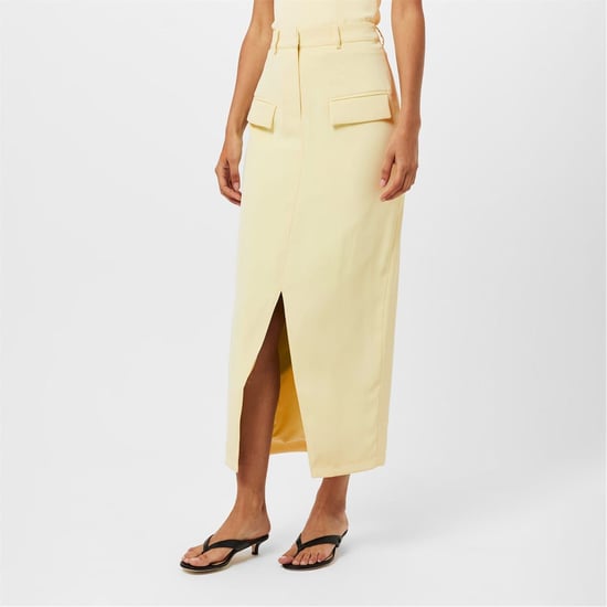 Women's Odd Muse The Ultimate Muse Midi Skirt in Lime Cream - Image 3