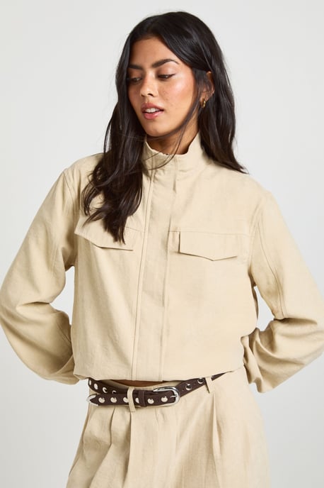 Peached Funnel Neck Tracksuit Top - Image 1