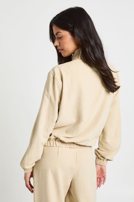 Peached Funnel Neck Tracksuit Top - Image 2
