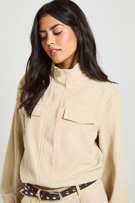 Peached Funnel Neck Tracksuit Top - Image 3