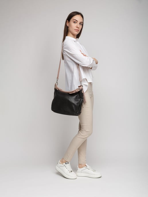 Giulia Monti Axelväska Svart Naken - Image 5