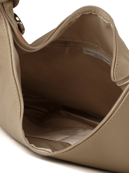Giulia Monti Axelväska Grå Beige - Image 4