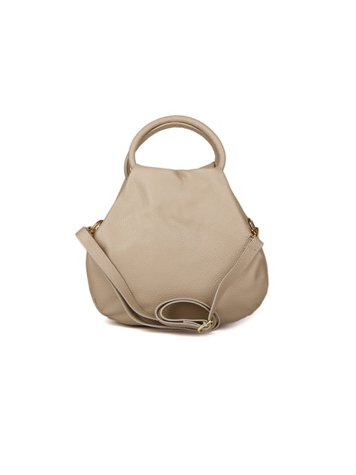 Giulia Monti Schoudertas Grijs Beige - Image 3