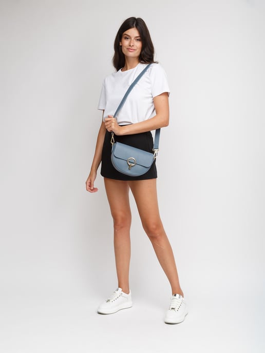 Giulia Monti Schoudertas Staalblauw - Image 5