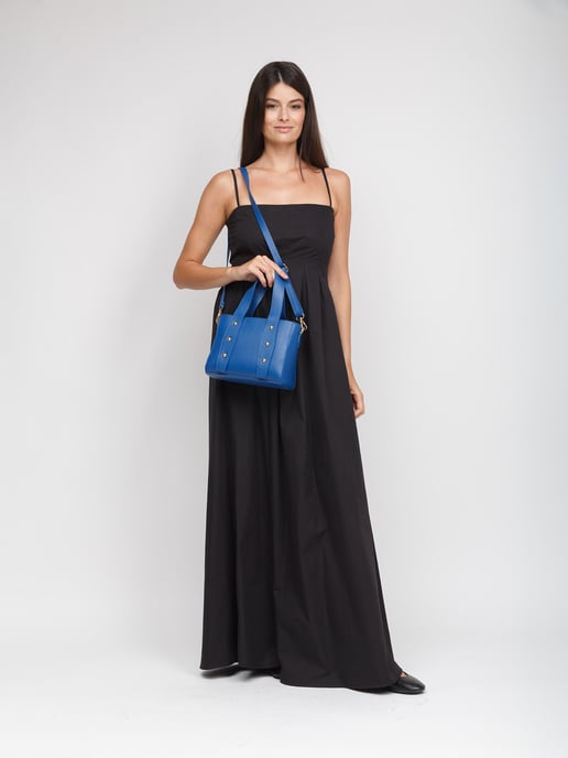 Giulia Monti Schoudertas Klassiek Blauw - Image 5