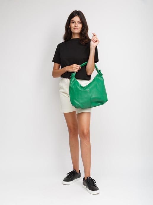 Giulia Monti Schoudertas Klassiek Groen - Image 5