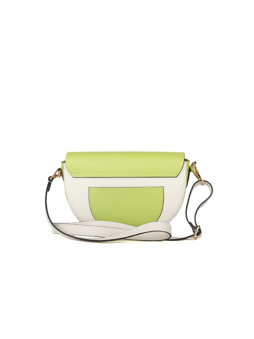 Giulia Monti Axelväska Gräsgrön Ljusbeige - Image 3