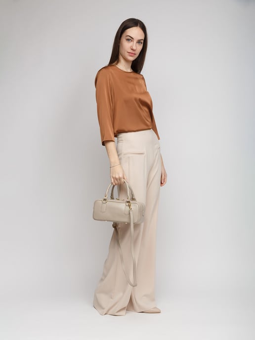 Giulia Monti Schoudertas Grijs Beige - Image 5