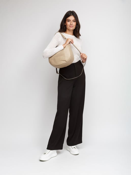 Giulia Monti Axelväska Gråbeige - Image 5
