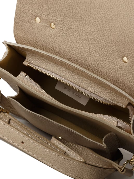 Giulia Monti Schoudertas Grijs Beige - Image 4