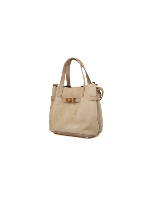 Giulia Monti Schoudertas Grijs Beige - Image 2