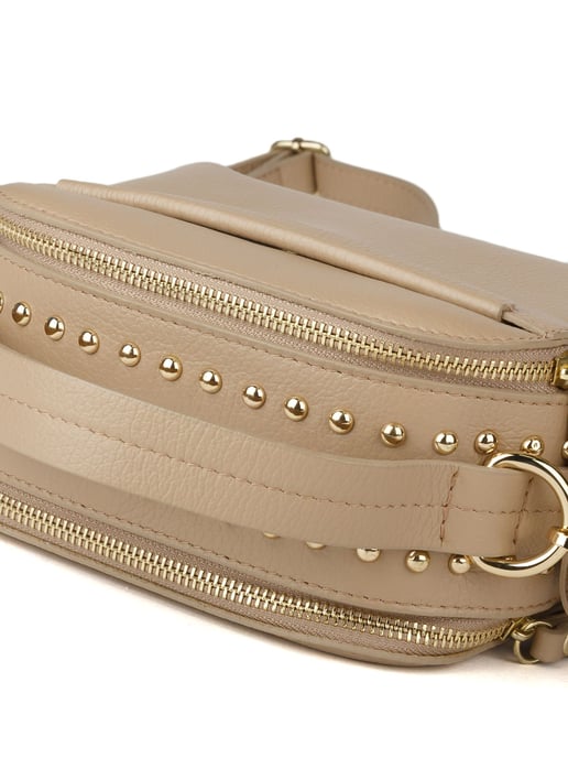 Giulia Monti Schoudertas Grijs Beige - Image 4