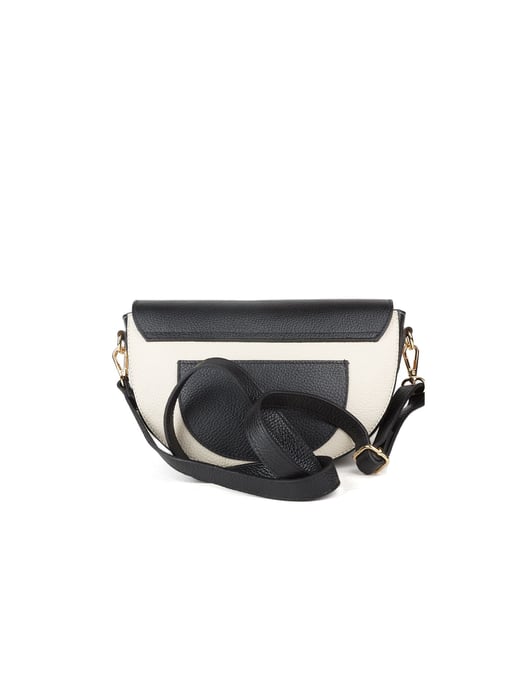 Giulia Monti Axelväska Svart Ljus Beige - Image 3