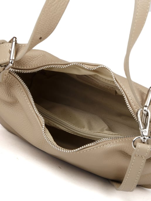Giulia Monti Shoulder Bag Gray Beige - Image 4