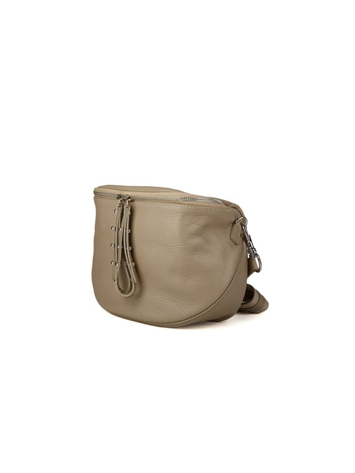 Giulia Monti Axla Väska Grå Beige - Image 2