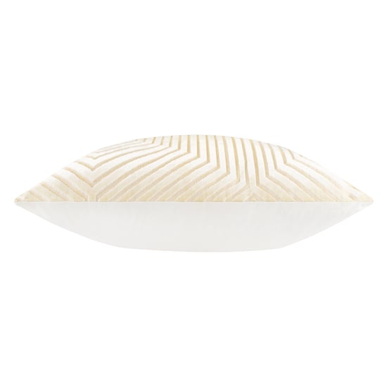 Paoletti Evoke Cut Velvet Cushion Cover, Ivory - Image 4