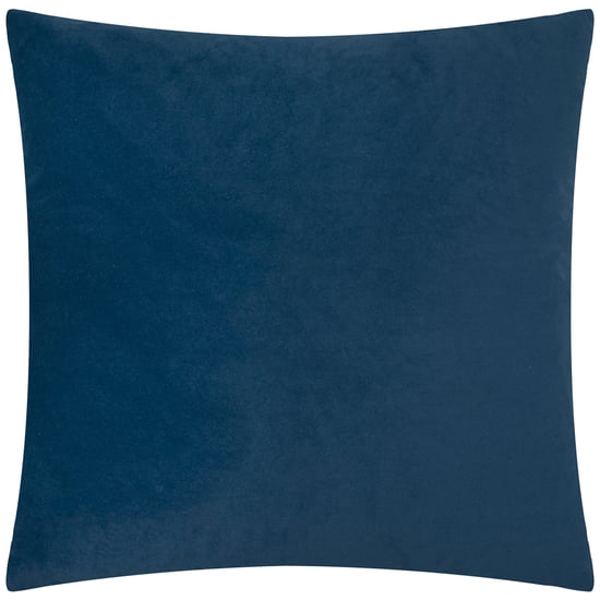 Paoletti Evoke Cut Velvet Polyester Filled Cushion, Navy - Image 3