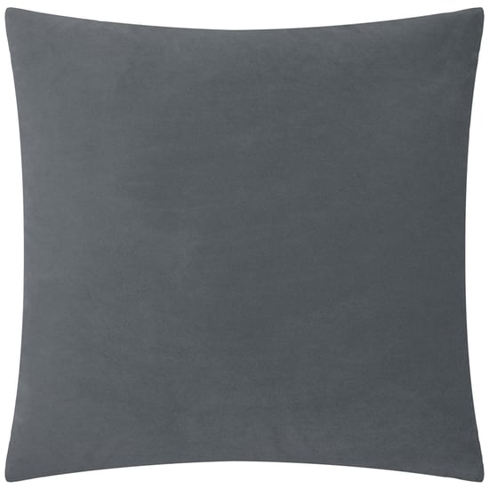 Paoletti Evoke Cut Velvet Cushion Cover, Charcoal - Image 3