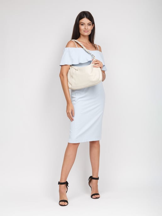 Giulia Monti Schoudertas Licht Beige - Image 5
